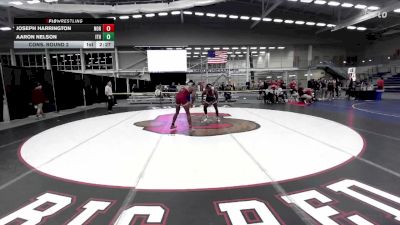 157 lbs Cons. Round 2 - Joseph Harrington, Norwich vs Aaron Nelson, Ithaca