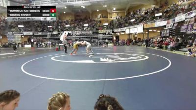 215 lbs 3rd Place Match - Colton Stover, Norton Community Hs vs Dominick Kattenberg, Smith Center Hs