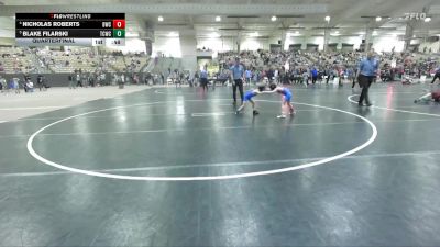 40 lbs Quarterfinal - Blake Filarski, Wildcats Wrestling vs Nicholas Roberts, Brentwood Wrestling Club