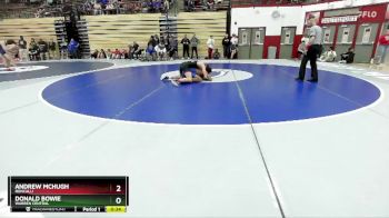 138 lbs Champ. Round 3 - Andrew McHugh, Roncalli vs Donald Bowie, Warren Central