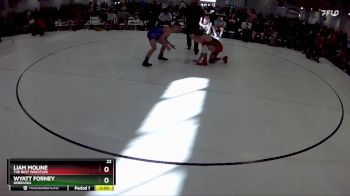 116 lbs Champ. Round 2 - Wyatt Forney, Nebraska vs Liam Moline, The Best Wrestler