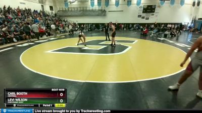 187-193 lbs Round 1 - Carl Booth, Central vs Levi Wilson, Cheyenne East