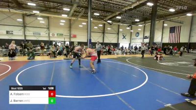 285 lbs Rr Rnd 2 - Avery Folsom, Roseburg Mat Club vs Jackson Barron, Umpqua Wrestling Club