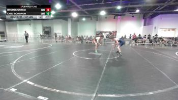 157 lbs Consi Of 4 - Brodee Garcia, Bayer Trained vs Cael McMahon, Unattached