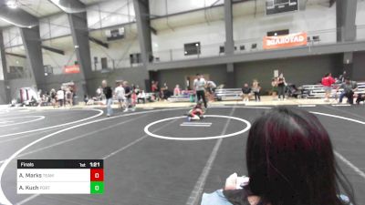 65 lbs Final - Alii Marks, Team Aggression vs Addison Kuch, Portland Mat Club