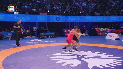 79 kg Qualif. - Lilian Balan, Moldova vs Luka Chkhitunidze, Georgia