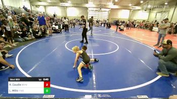 43-46 lbs Quarterfinal - Rhett Caudle, Broken Bow Youth Wrestling vs Louden Mills, Team Tulsa Wrestling Club