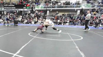 150 lbs Semifinal - Alex Lamarre, Bristol Central vs Nicholas Genin, Newton South