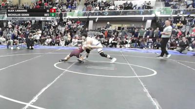 150 lbs Semifinal - Alex Lamarre, Bristol Central vs Nicholas Genin, Newton South