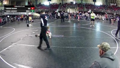 73 lbs Cons. Round 3 - Reese Baker, Nebraska Wrestling Academy vs Demi Lindsey, Weeping Water Wrestling Club - Girls