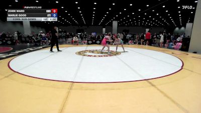 105 lbs Cons. Sub-semis - Zoiee Ward, Nixa Wrestling vs Marlie Good, Ardmore Takedown Club