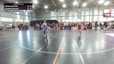 U20 Women - 55 lbs Cons. Round 2 - Sophia Renteria, MI vs Jacianna Beltran, AZ