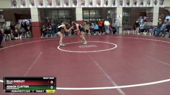 JV-6 lbs Round 2 - Ella Sheeley, Solon vs Adison Clayton, Independence