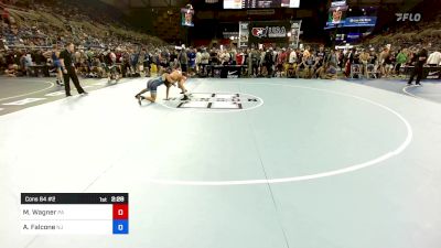 150 lbs Cons 64 #2 - Mason Wagner, PA vs Aj Falcone, NJ