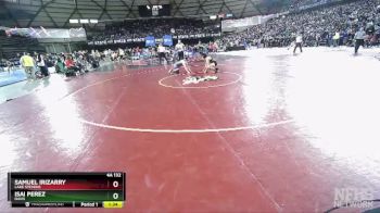 4A 132 lbs Quarterfinal - Samuel Irizarry, Lake Stevens vs Isai Perez, Davis