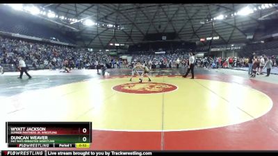 86 lbs Champ. Round 1 - Wyatt Jackson, Sumner Panthers Jr. Wrestling vs Duncan Weaver, Mat Rats Rebooted Wrestling