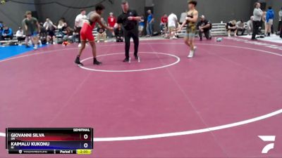 144 lbs Semifinal - Giovanni Silva, OR vs Kaimalu Kukonu, HI
