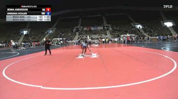 117 lbs Quarterfinal - Ahriana Scales, Mount Olive vs Jenna Anderson, Presbyterian