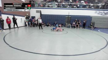 71 lbs Champ. Round 2 - Nathaniel Gudishvili, Suples Wrestling Club vs Kaiden Scott, Snake River Wrestling Club