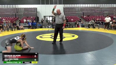 75 lbs Quarterfinals (8 Team) - Grayden Paris, POWA vs Brynlee Gilmore, Death Squad Wrest