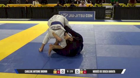 Carleak Antoine Brown vs Moisés De Souza Barata 2025 Pan Jiu Jitsu IBJJF Championship