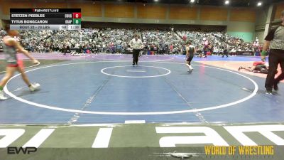 70 lbs Round Of 16 - Stetzen Peebles, Cougar Club Wrestling vs Tytus Bongcaron, Grappling Arts Of Stockton