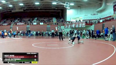 90 lbs Cons. Round 1 - Julius Gutierrez, Elite Athletic Club vs Hoyt Rose, Contenders Wrestling Academy