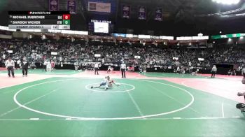 74 lbs Champ. Round 3 - Dawson Wicker, BTWA vs Michael Zuercher, EAG2