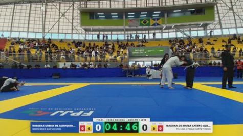 ISADORA DE SOUZA CASTRO ALBUQUER vs ROBERTA GOMES DE ALBUQUERQUE 2026 FPJJ Circuito Paulista GI Etapa 3