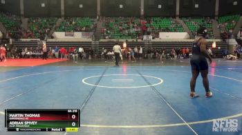 6A 215 lbs Quarterfinal - ADRIAN SPIVEY, Clay Chalkville vs Martin Thomas, Gardendale Hs