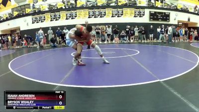 136 lbs Cons. Round 1 - Isaiah Andresen, Midwest Xtreme Wrestling vs Bryson Whaley, Edgewood Wrestling Club