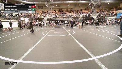 155 lbs Consolation - Garrett Lynn, Shelton Wrestling Academy vs Ayden Snyder, Hennessey Takedown Club