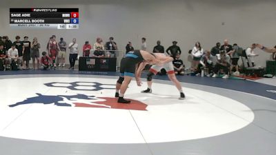 86 kg Cons. Rd Of 32 - Sage Adie, Mountain Wrestling vs Marcell Booth, Wildcat Wrestling Club