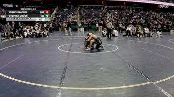 2A 113 lbs 5th Place Match - Joseph Maples, South Lenoir High School vs Stephen Cross, Trinity