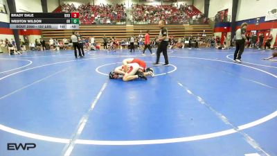 157 lbs Consi Of 8 #2 - Brady Dale, Bixby HS Boys vs Weston Wilson, Owasso High School