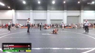 55 lbs Cons. Semi - Samuel Islas, Tucson Cyclones vs Kyler Naifeh, Oklahoma