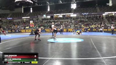 133 lbs 5th Place Match - Sam Spencer, St. Cloud St. vs Hector Serratos, Neb.-Kearney