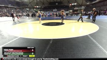 126 lbs Champ. Round 1 - Kole Posh, Kitsap Ironman Wrestling Club vs Bradley Deutschman, Tahoma Jr. Bears Wrestling Club