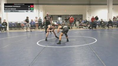 90 lbs 3rd Place - Channing Bowman, OK vs Nolan Berasi, OH