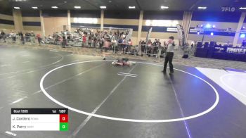 82 lbs Round Of 32 - Julius Cordero, Poway Elite vs Kyler Parry, Northwest Elite