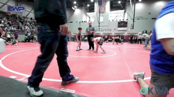 90 lbs Semifinal - Logan Kaiser, Pin-King All Stars vs Joel Ramirez, Hennessey Takedown Club