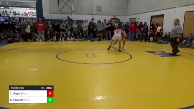 145 lbs Round Of 32 - Tadd Ungard, Williamsport vs Shirin Musaev, Chartiers- Valley