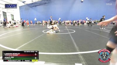 84 lbs Cons. Round 5 - Landon Rowley, Topeka Blue Thunder vs Monti Fry, Glenwood