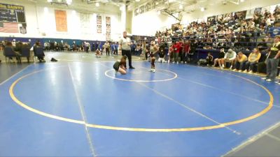 100 lbs Champ. Round 1 - Getse Poblete, Capistrano Valley vs Giselle Mongenel, Covina