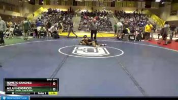 120 lbs Semifinal - Allan Hendricks, Calvary Chapel (Santa Ana) vs Romero Sanchez, Esperanza