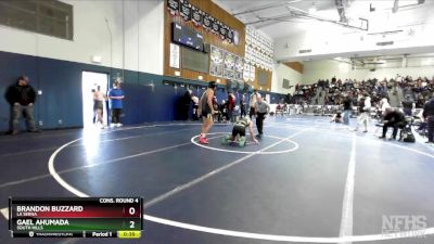 132 lbs Cons. Round 4 - Gael Ahumada, South Hills vs Brandon Buzzard, La Serna