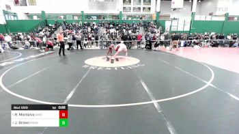 138 lbs Consolation - Renso Montalvo, Amsterdam vs Jordan Brown, Monroe Woodbury