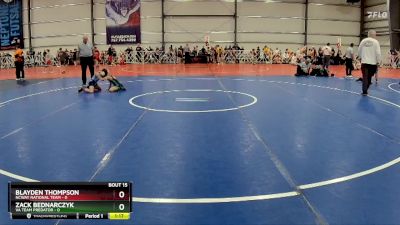 72 lbs Rd# 7- 10:45am Saturday Final Pool - Zack Bednarczyk, VA Team Predator vs Blayden Thompson, NCWAY National Team