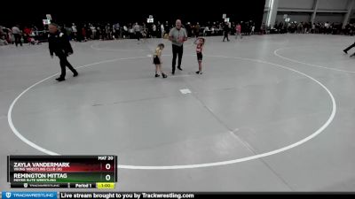 41-43 lbs Round 3 - Zayla Vandermark, Viking Wrestling Club (IA) vs Remington Mittag, Moyer Elite Wrestling