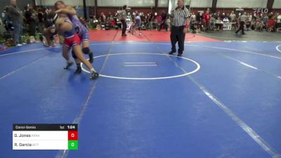 130 lbs Consolation - Giannas Jones, Kraken vs Rebecca Garcia, Bitteto Trained Wrestling Club